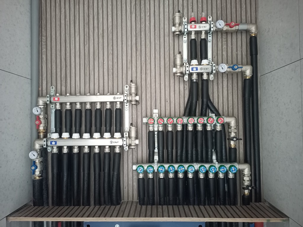 Монтаж отопления частного дома 160 кв. м, Московская область